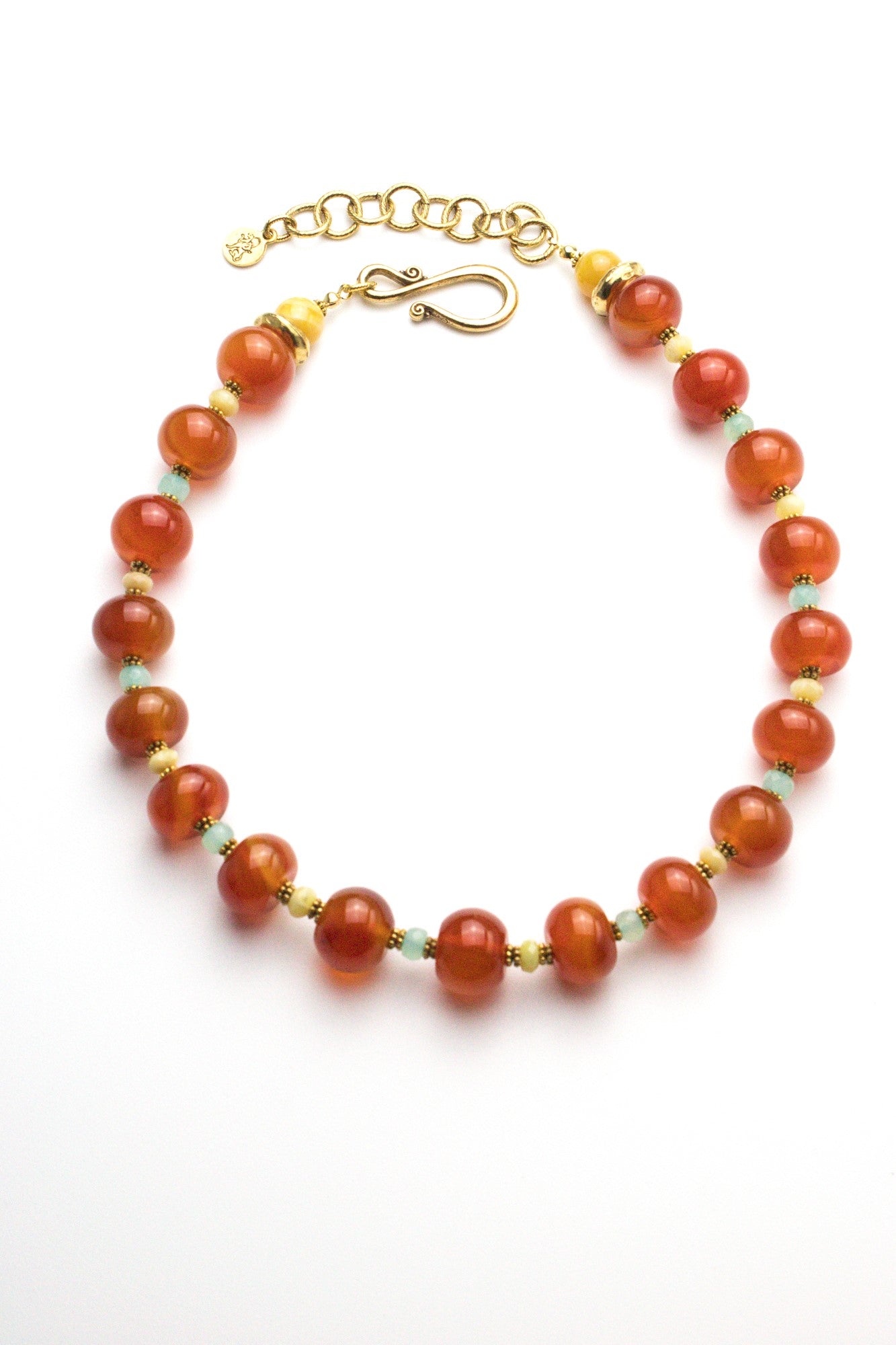 Red Agate Sunset Necklace