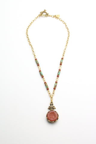 Desert Sunset Intaglio Necklace