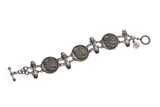 Janus Silver-Gunmetal Bracelet