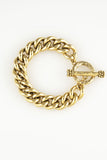 Vintage Brass Link Bracelet