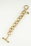 Large Brass Link Bracelet
