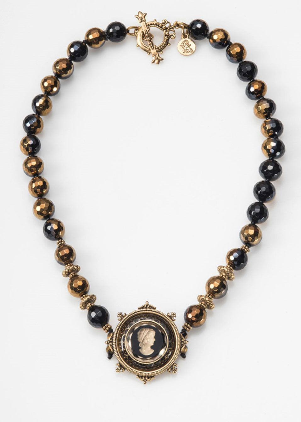 Gaspara Black Agate Necklace