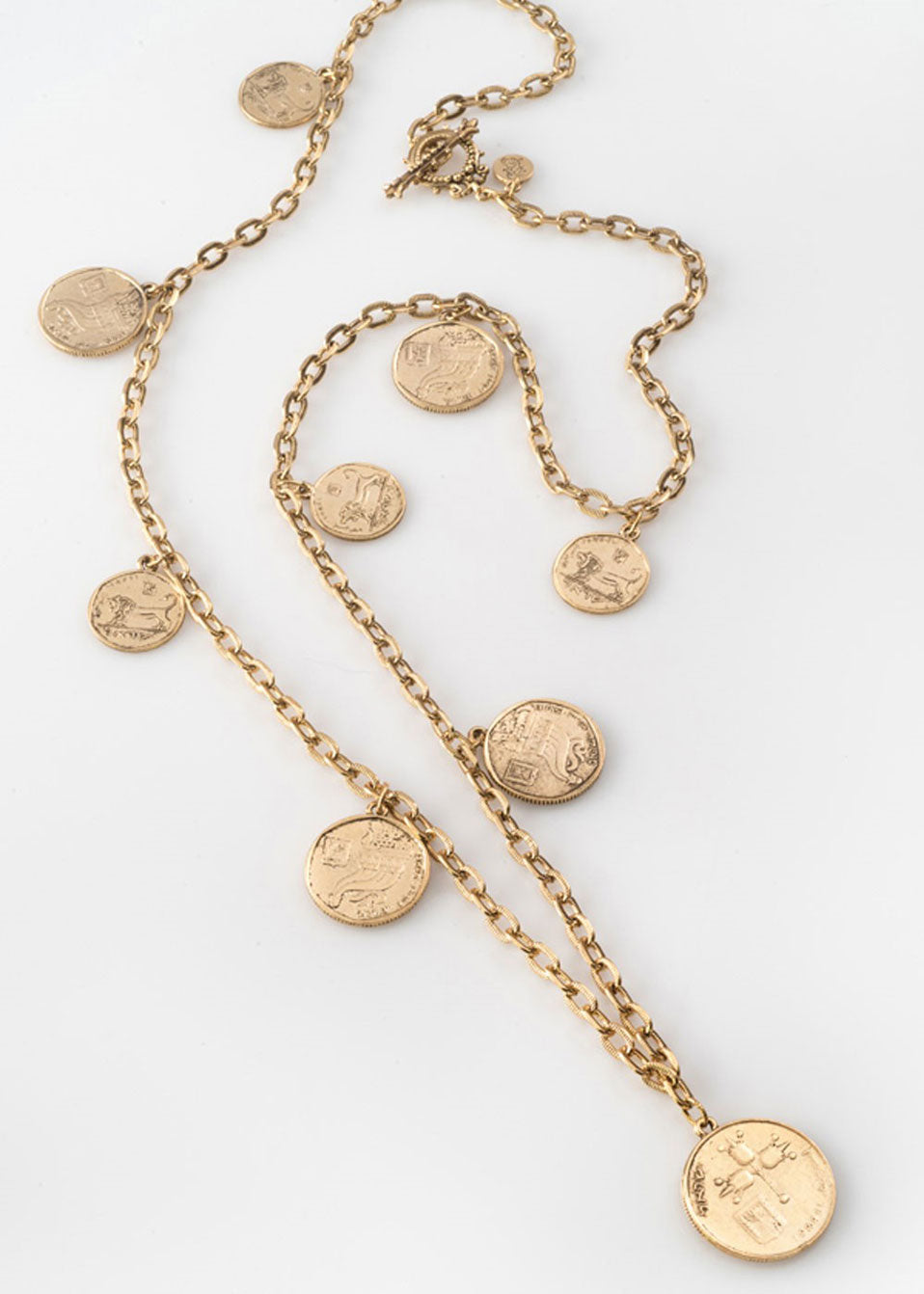 Israeli Long Charm Necklace