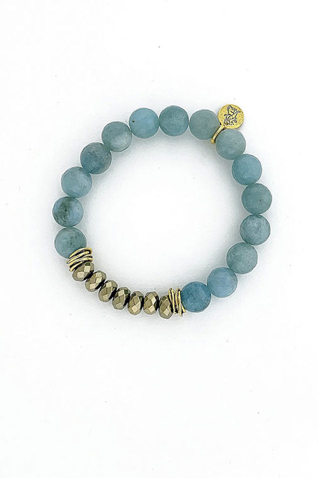 Sea Mist Aquamarine Bracelet